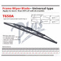 FT650A 2017 Super Plus Brand New Iran Iraq 405 207 Natural Rubber Refill Windshield Exclusive Speed Frame Pipe Wiper Blades
